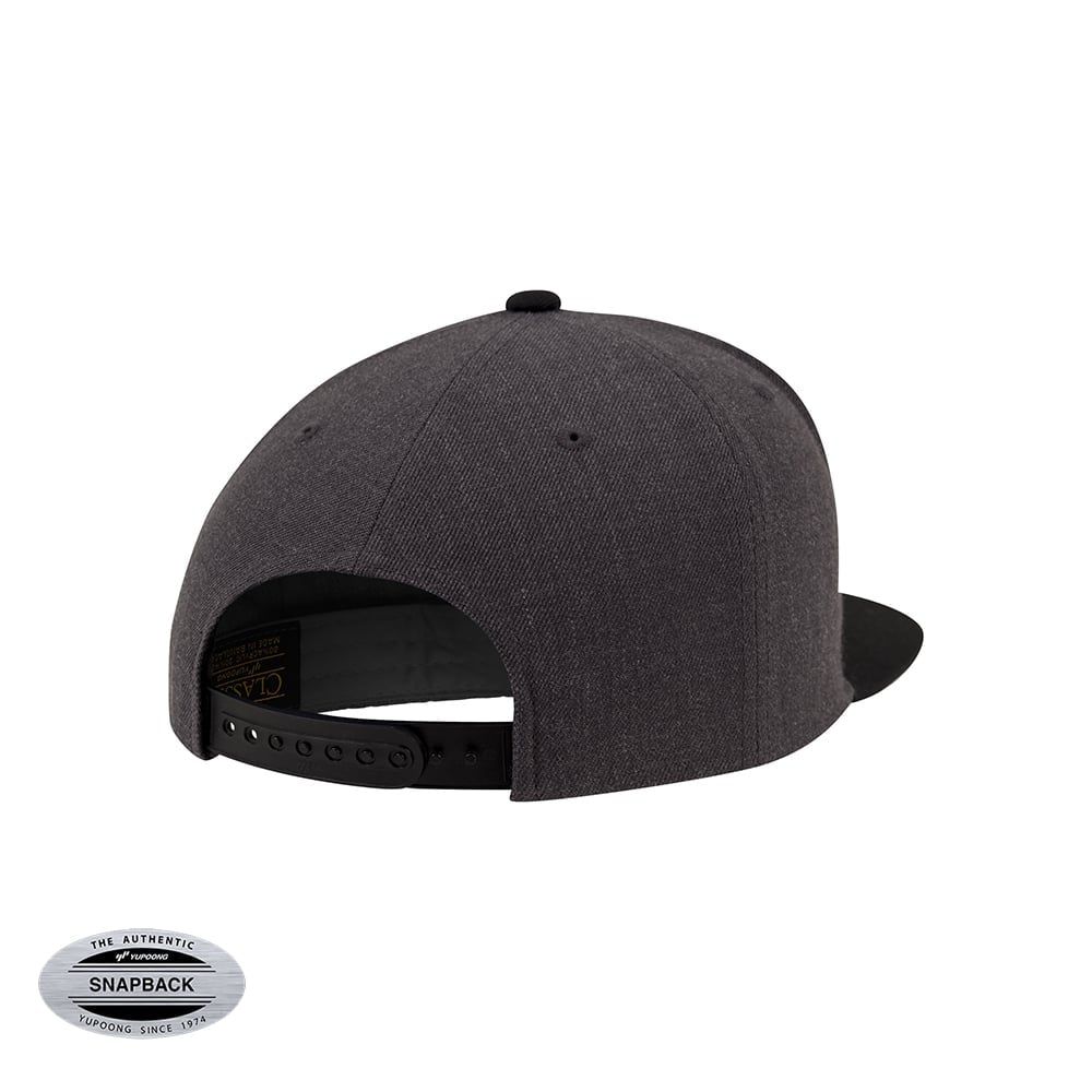 YUPOONG 6089MT CHARCOAL / BLACK