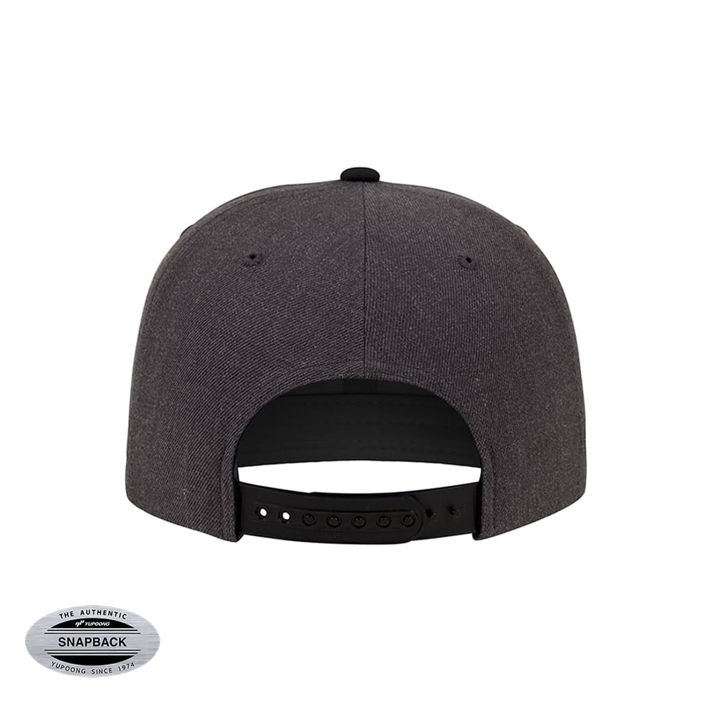 YUPOONG 6089MT CHARCOAL / BLACK