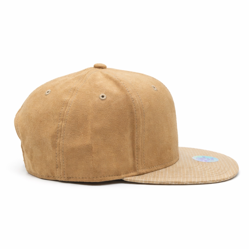 SNAPBACK NEEDLE CHECK KHAKI