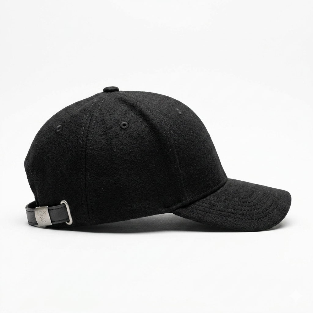 TRUEFIT FELT COAT BLACK