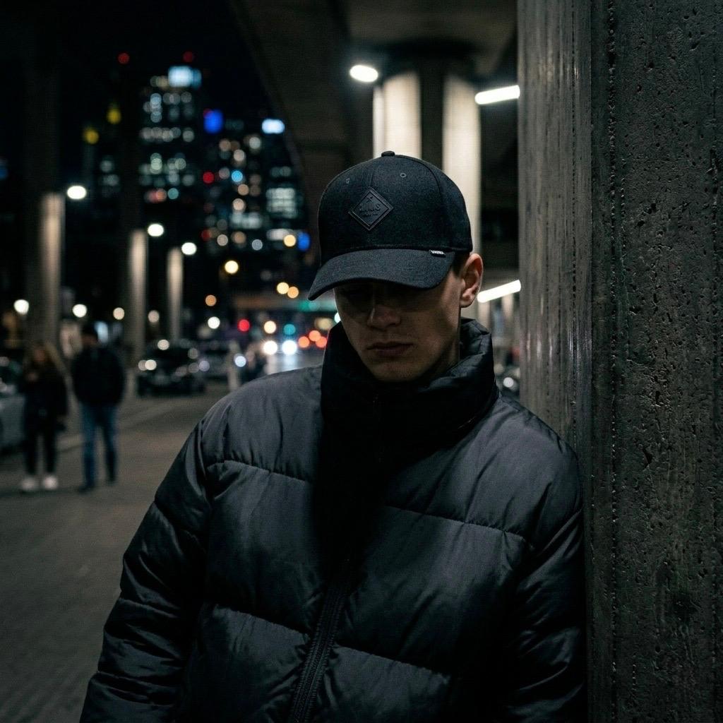 TRUEFIT FELT COAT BLACK