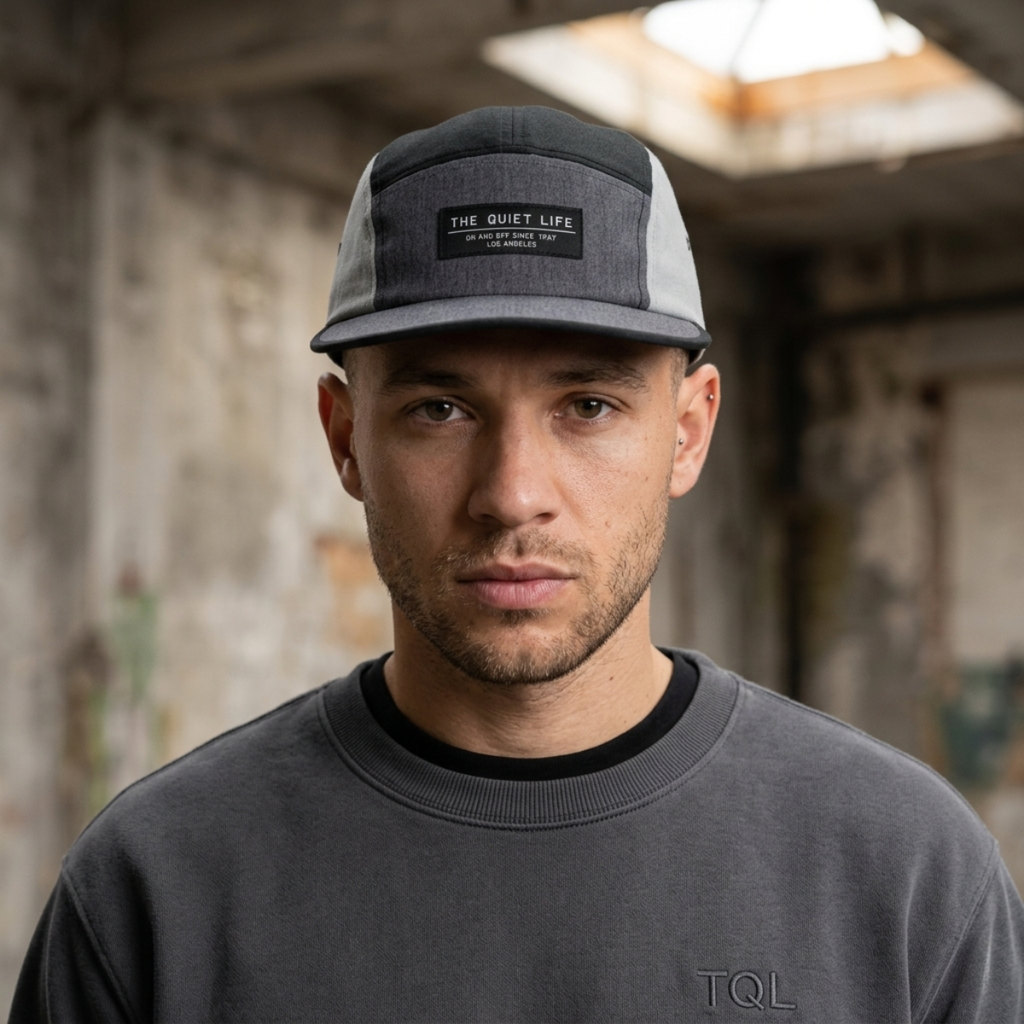 TQL FIVE PANEL CAMP BICOLOR BLACK