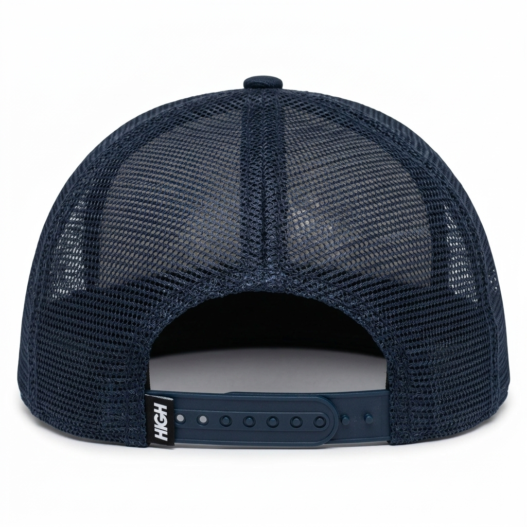 TRUCKER HIGH STONED WHITE/NAVY