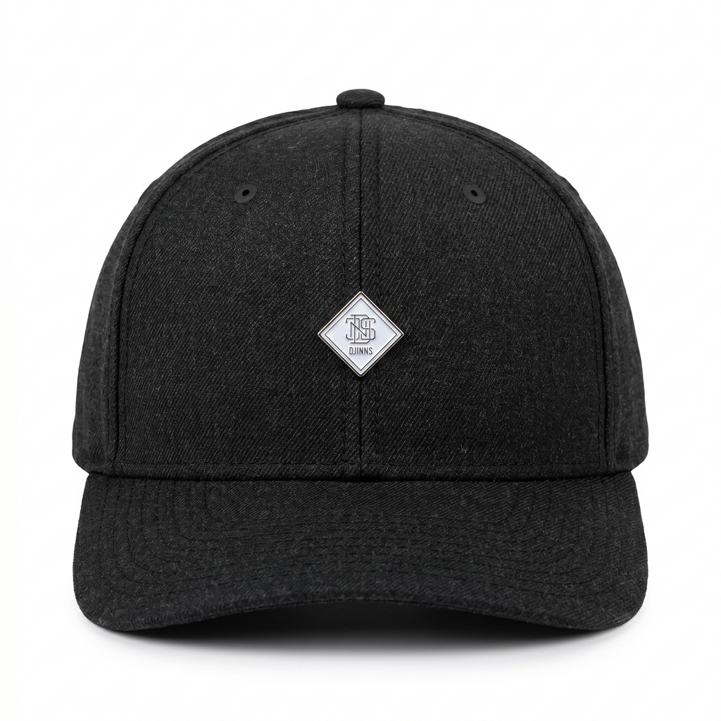 Snapback Cap Truefit 2.0 Stretch Wool Black