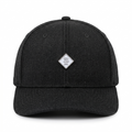 Snapback Cap Truefit 2.0 Stretch Wool Black