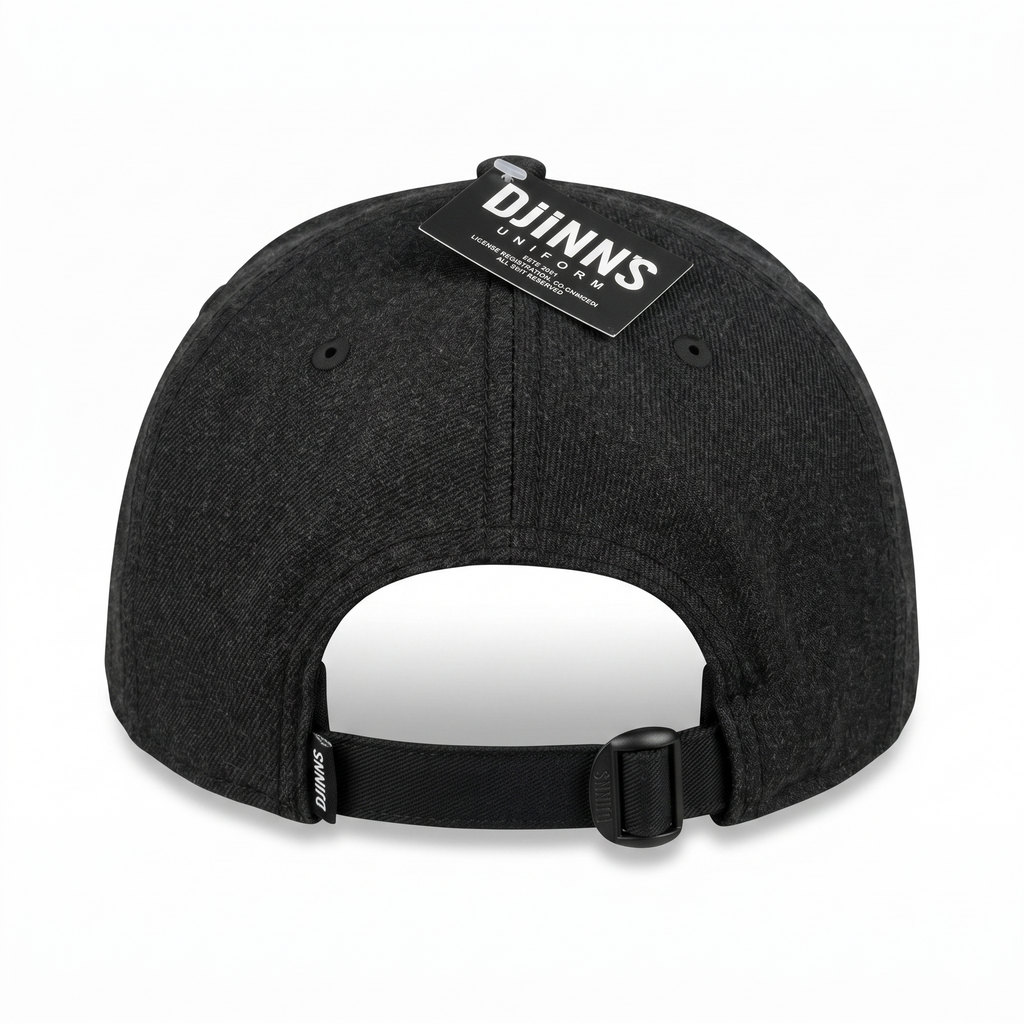 Snapback Cap Truefit 2.0 Stretch Wool Black