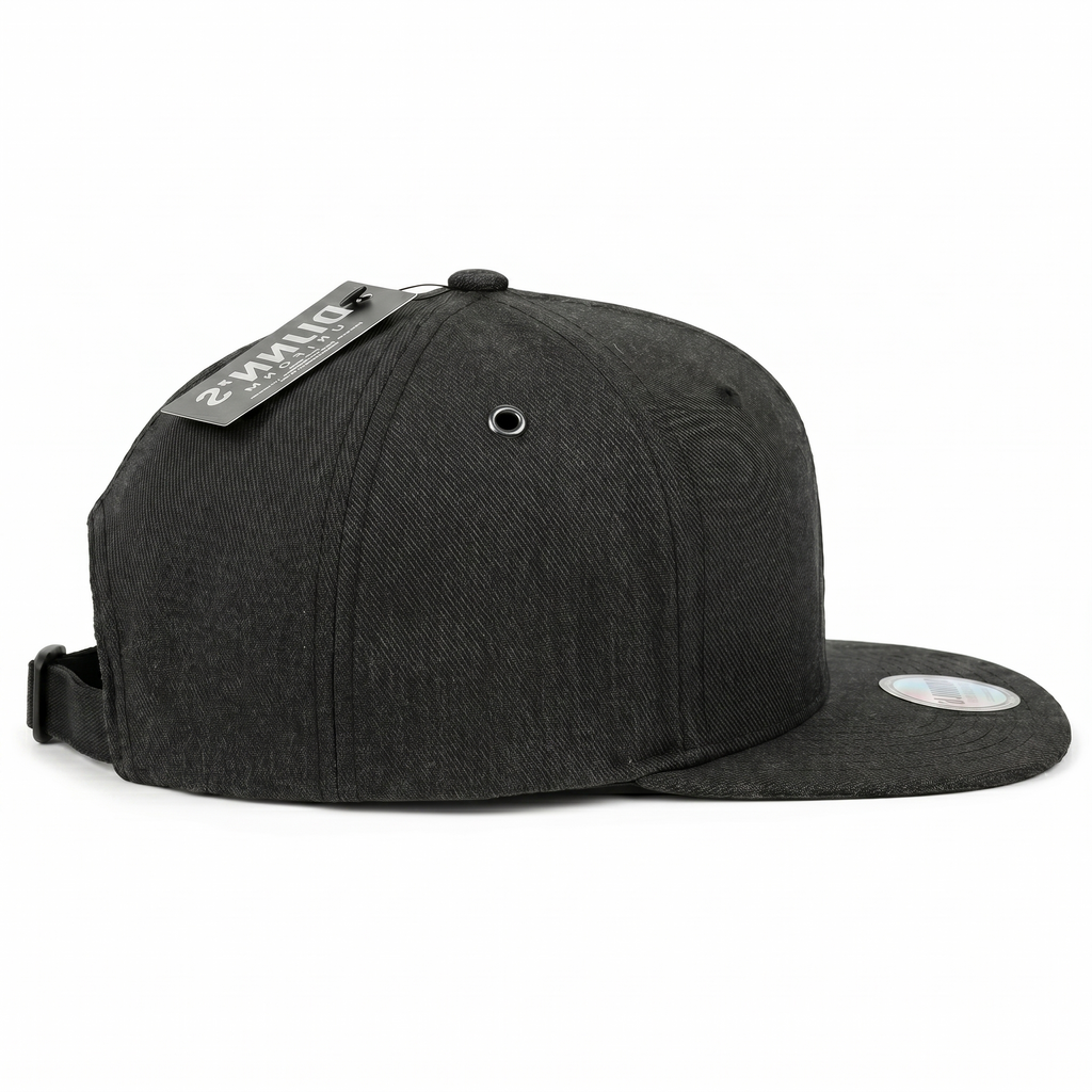 Snapback Cap Truefit 2.0 Stretch Wool Black