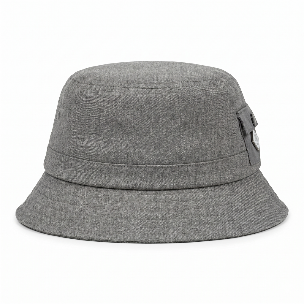BUCKET HAT WOOLMELANGE HEATHER GREY L/XL