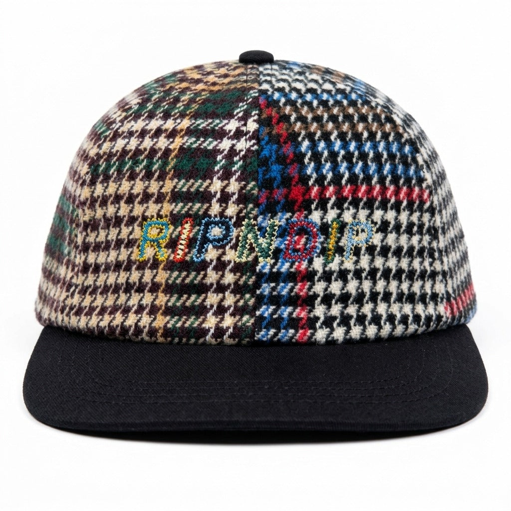 ROYGBIV PLAID STRAPBACK MULTICOLOR