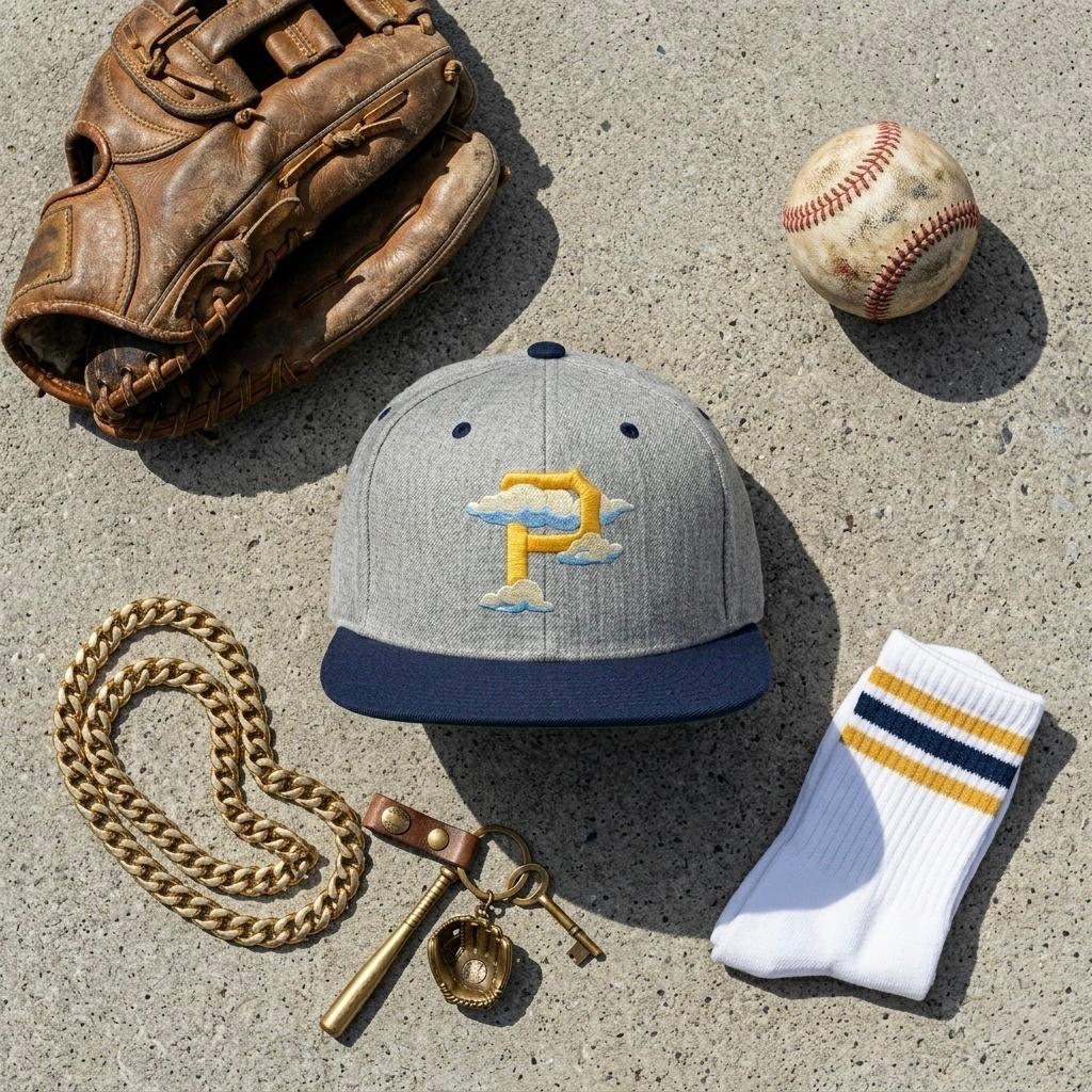 6089M GREY/BLUE PITTSBURGH PIRATES - NUBES