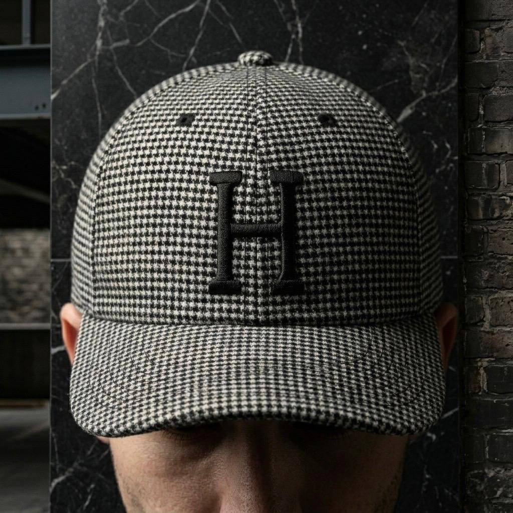 CLASSIC H HOUNDSTOOTH 6 BLACK