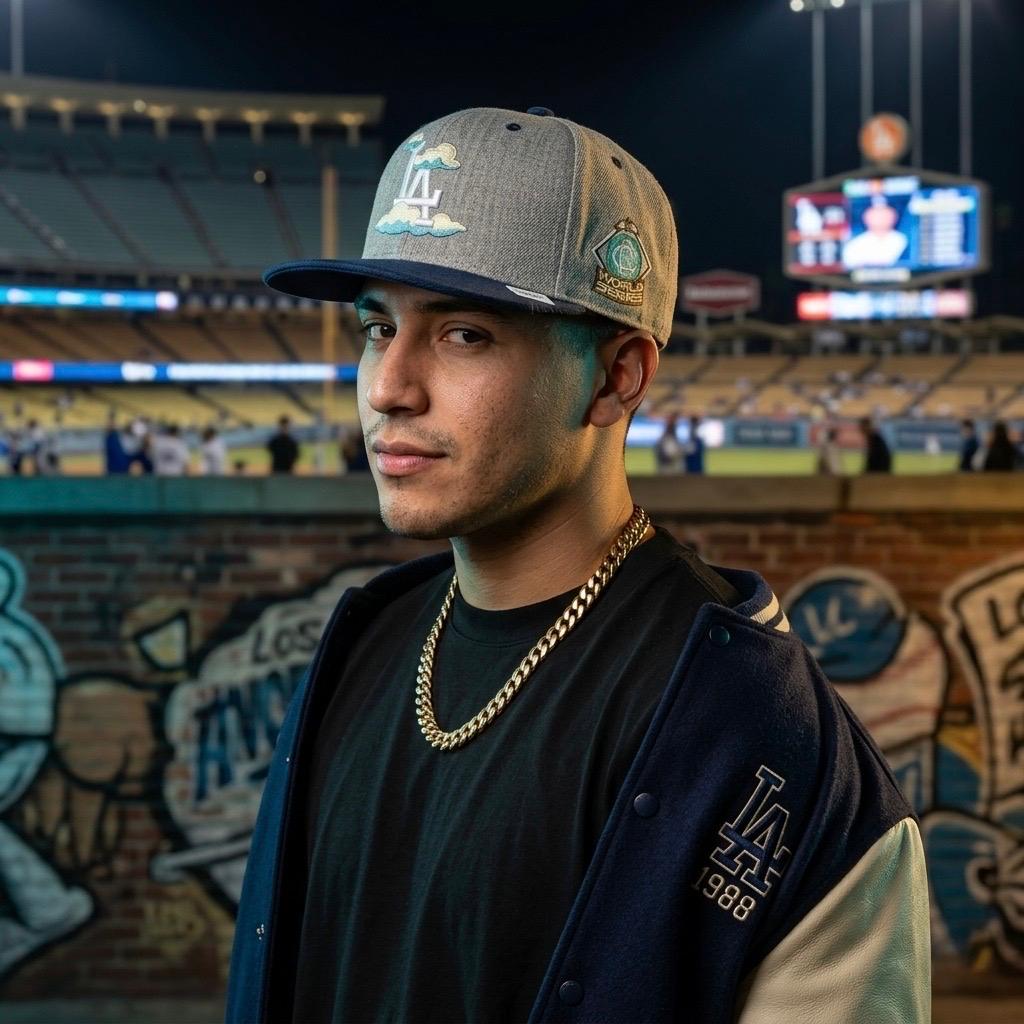 6089M GREY/BLUE LOS ANGELES DODGERS - NUBES