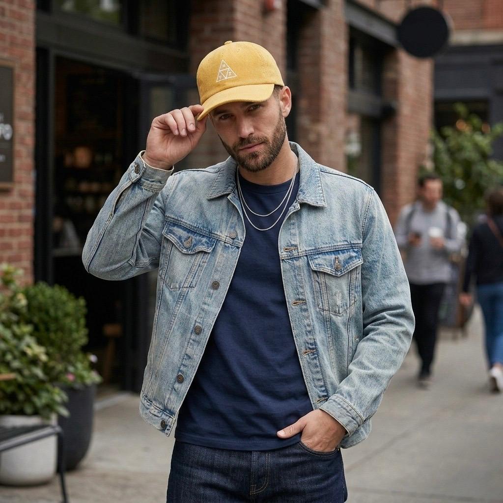 ESSENTIALS TT CV 6-PANEL YELLOW
