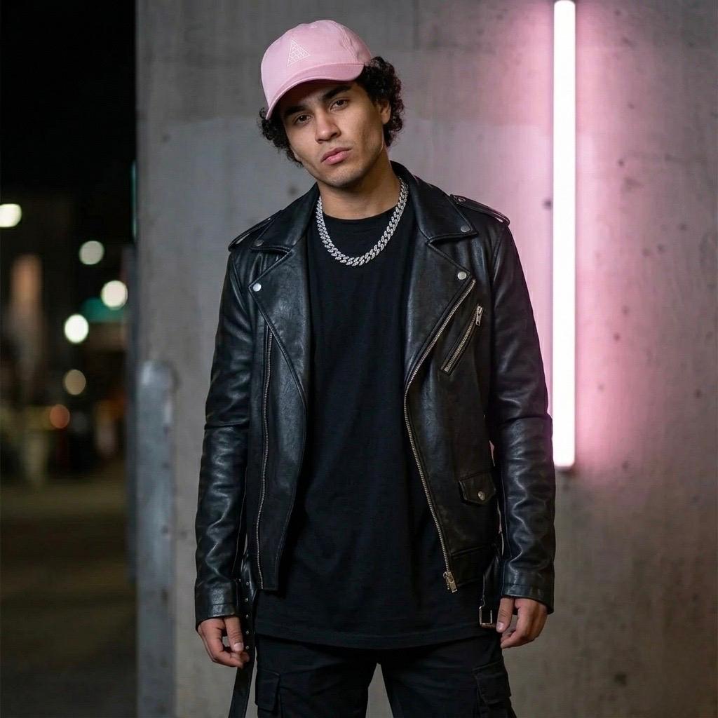 ESSENTIALS TT CV 6-PANEL PINK