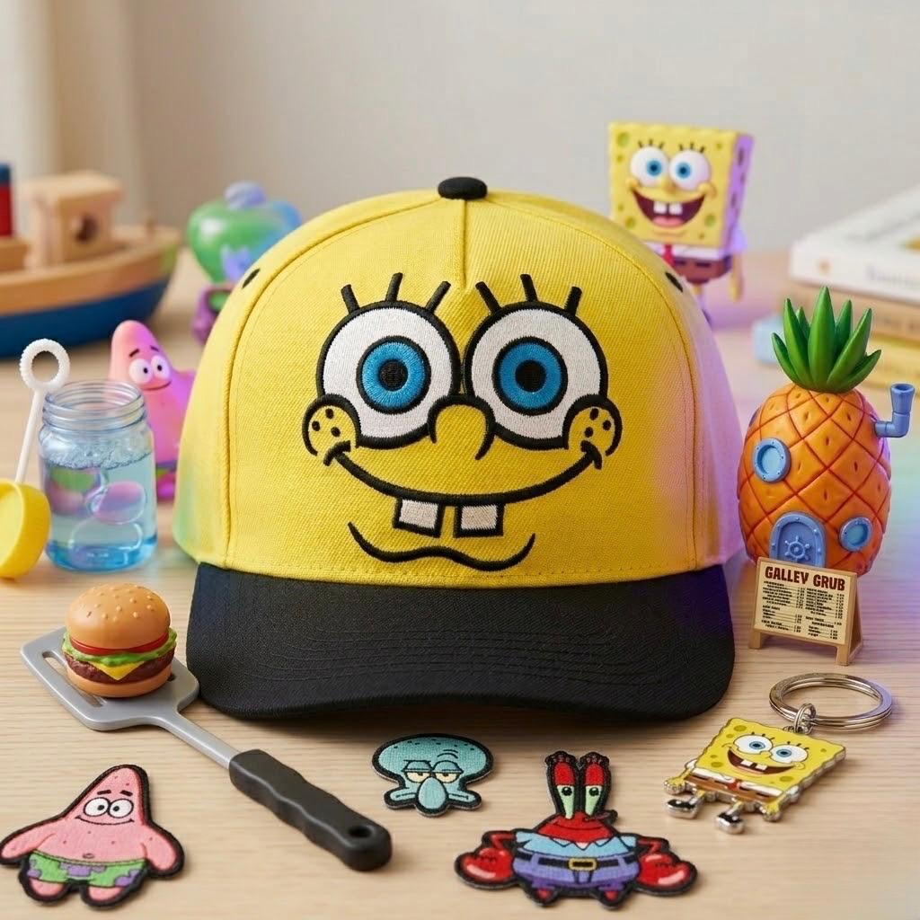 GORRA AMARILLA BOB ESPONJA BY CAPCITY