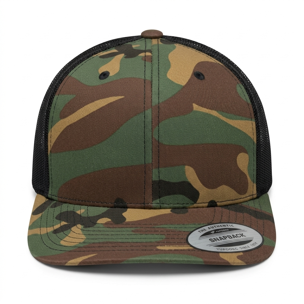 GORRA YUPOONG 6606CA GREEN CAMO