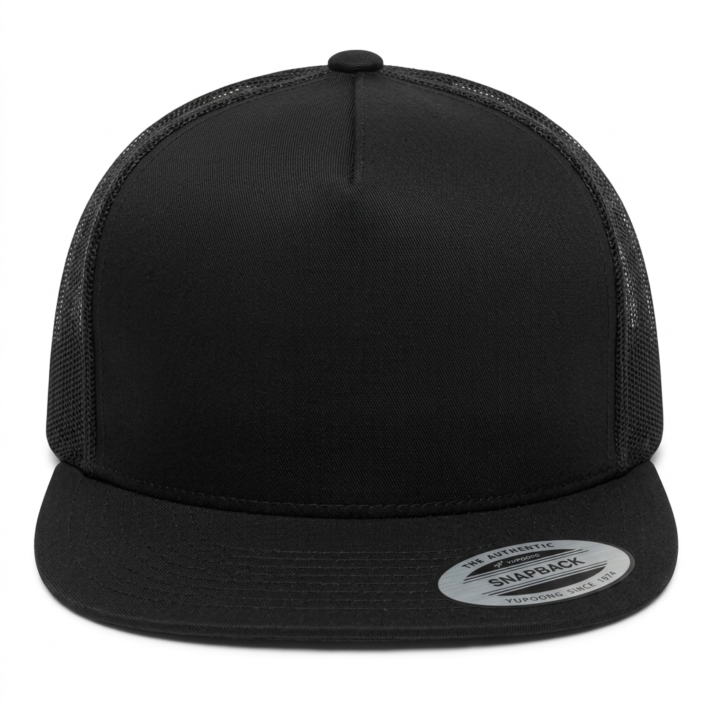 YUPOONG 6006 BLACK