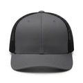 YUPOONG 6606RT CHARCOAL / BLACK